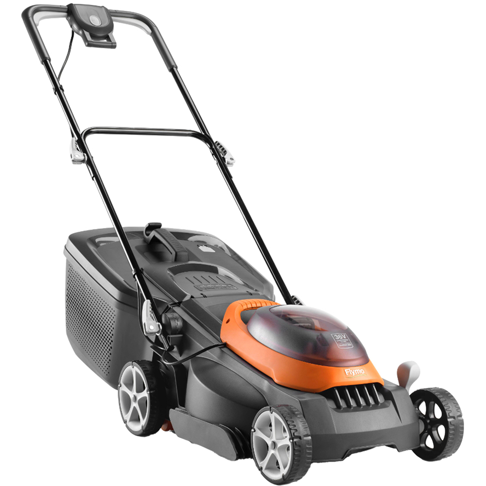 Flymo UltraStore 380R 9705383-01 36W Hand Propelled 38cm Rotary Lawn Mower Image 1