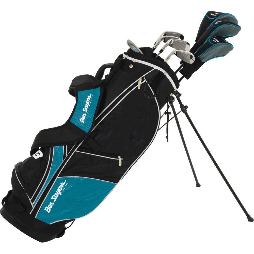 Ben Sayers M8 Package Set with Turquoise Cart Bag YTH LRH Image 1