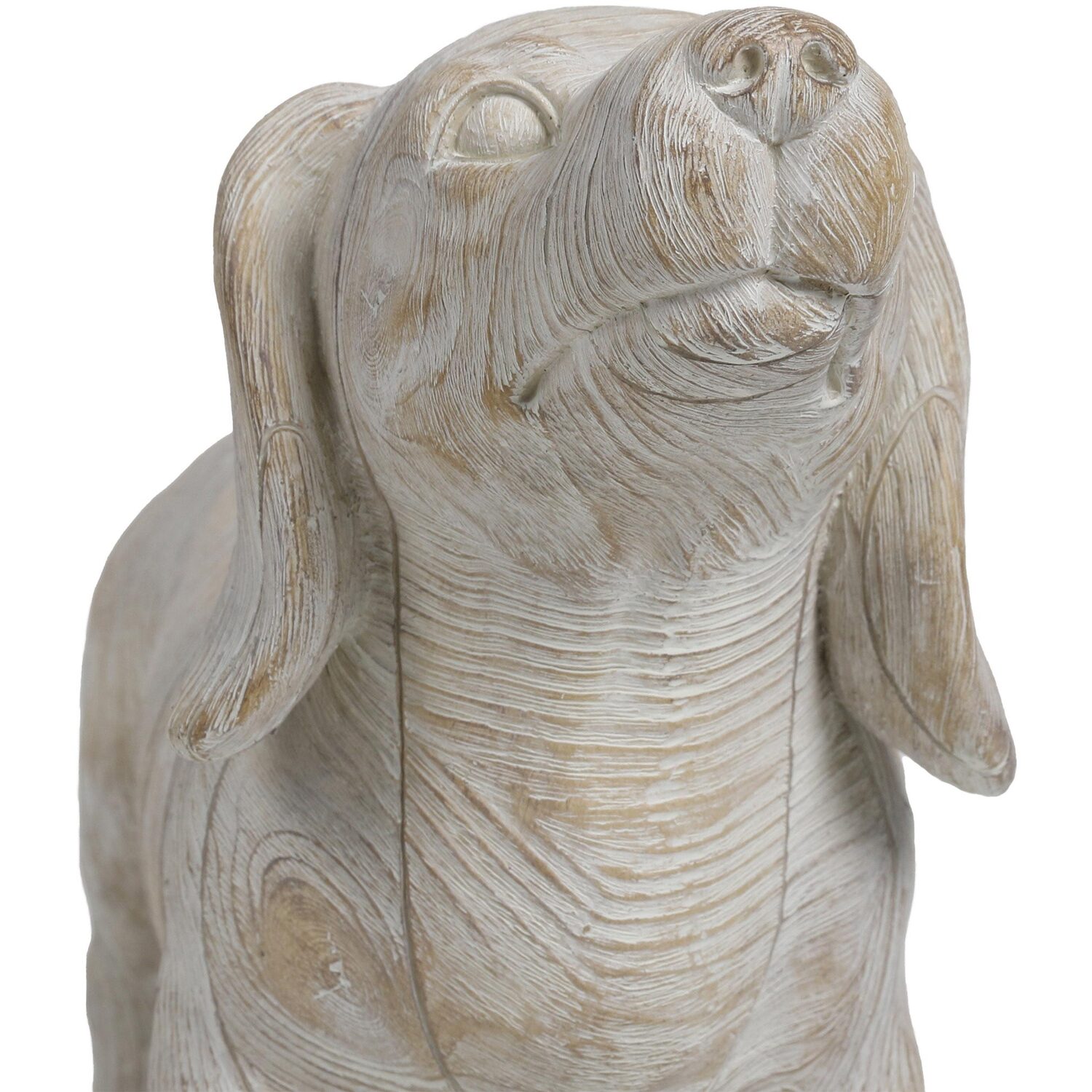 Grey Wood Effect Sausage Dog Ornament Image 4