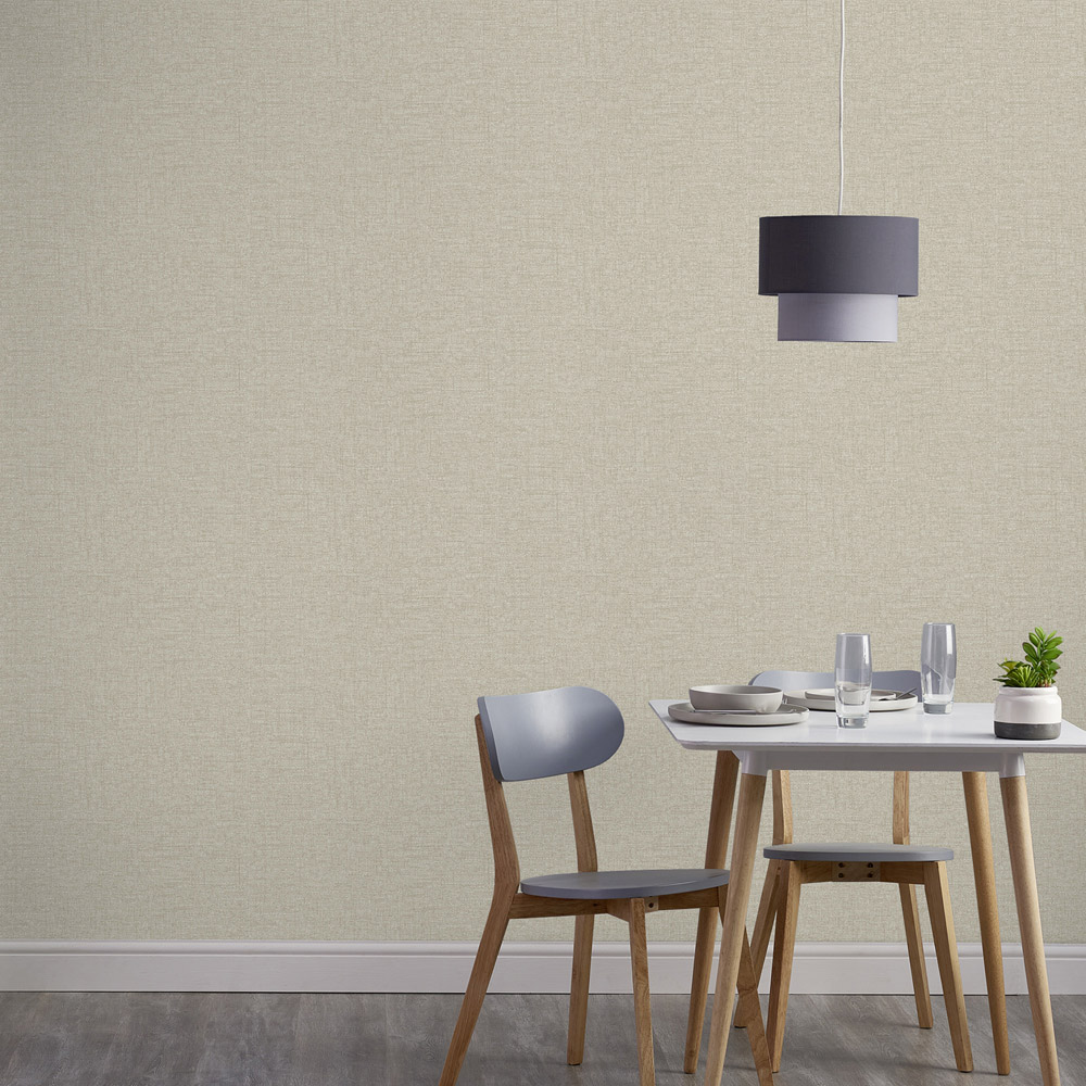 Grandeco Rotan Textile Beige Textured Wallpaper By Paul Moneypenny Image 3