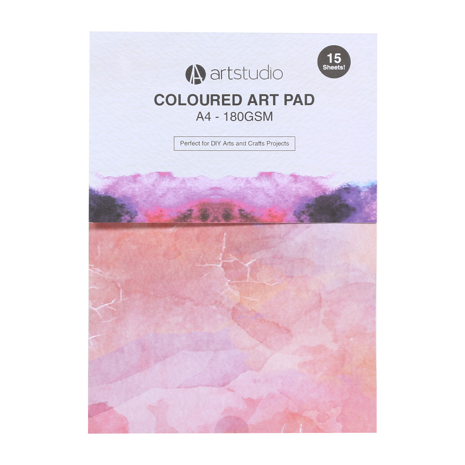 A4 Coloured Design Art Pad Image 2