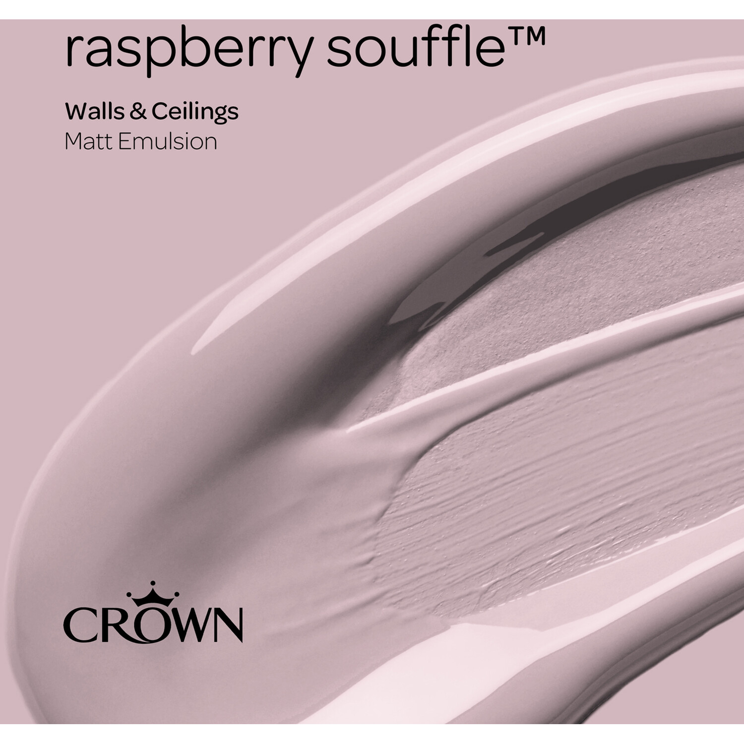 Crown Walls and Ceilings Raspberry Souffle Matt Emulsion Paint 2.5L Image 9