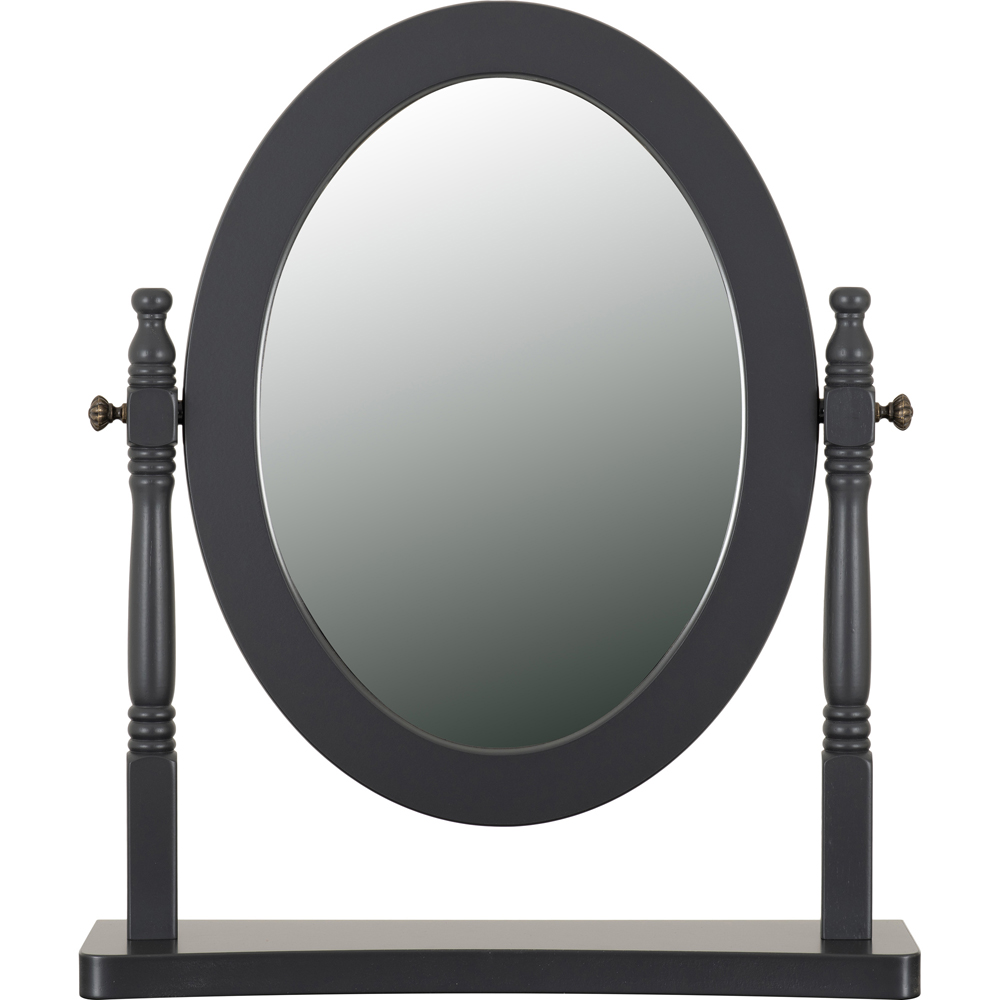 Seconique Contessa Grey Dressing Table Mirror Image 2