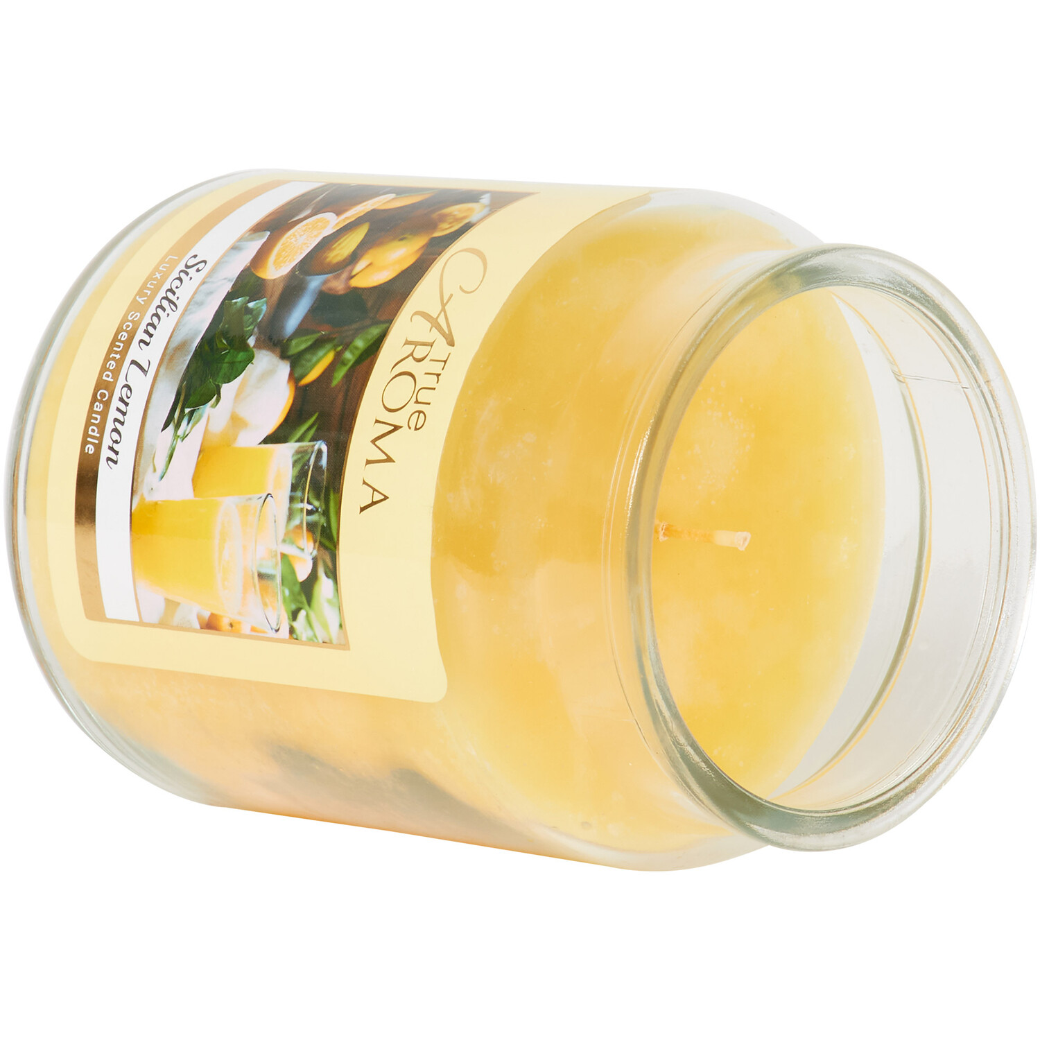 Sicilian Lemon Mason Jar Candle - Yellow Image 5