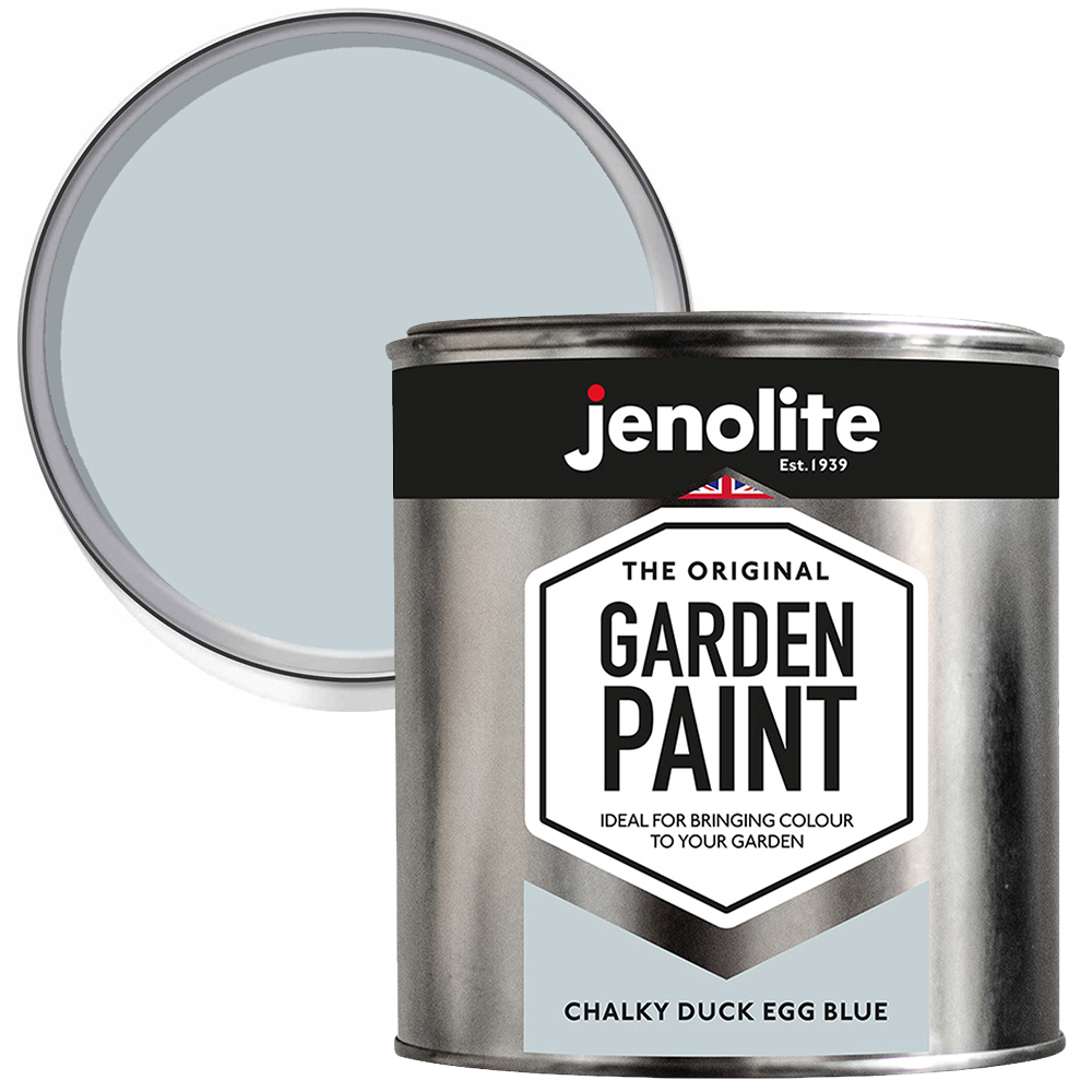 Jenolite Garden Paint Duck Egg Blue 1L Image 1