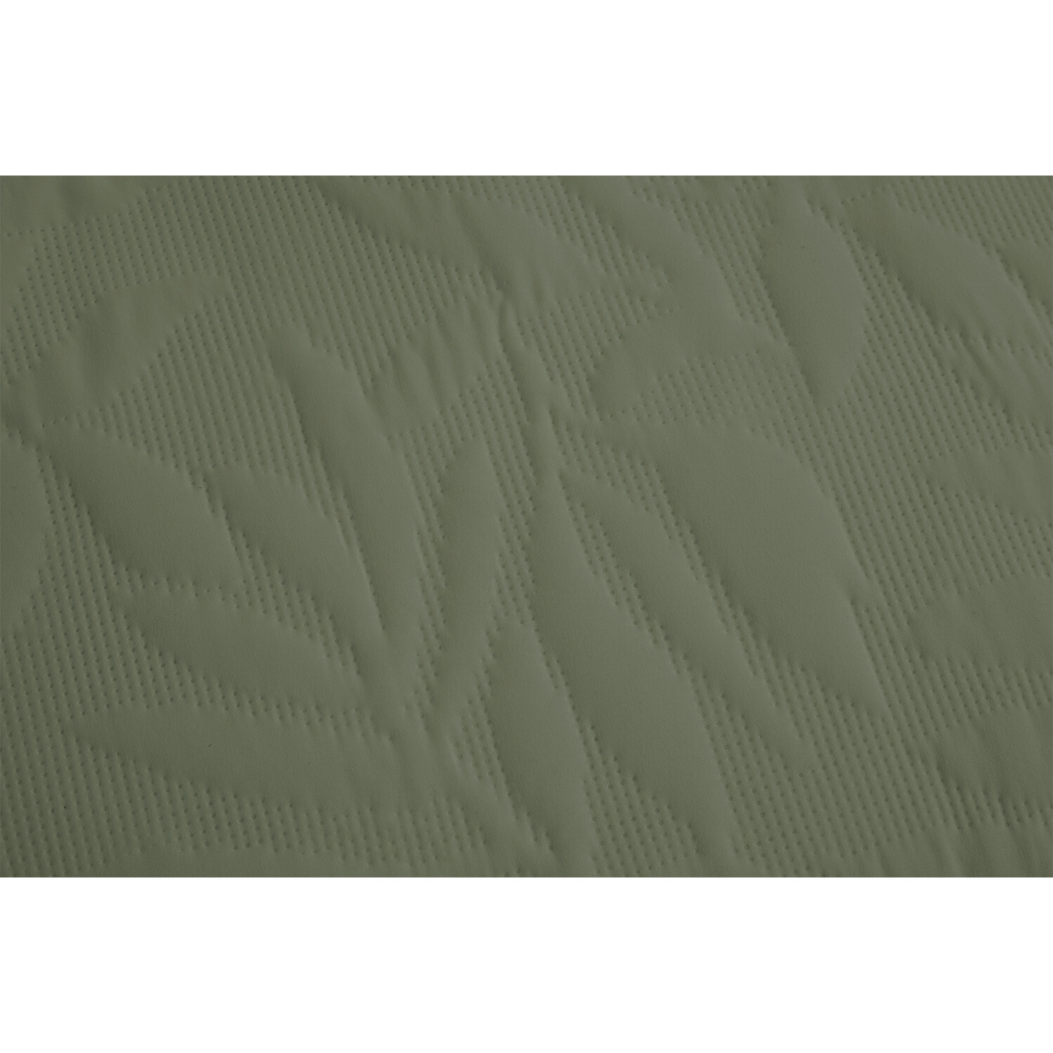 Avery Leaf Duvet Cover and Pillowcase Set - Olive Green / Double Image 4