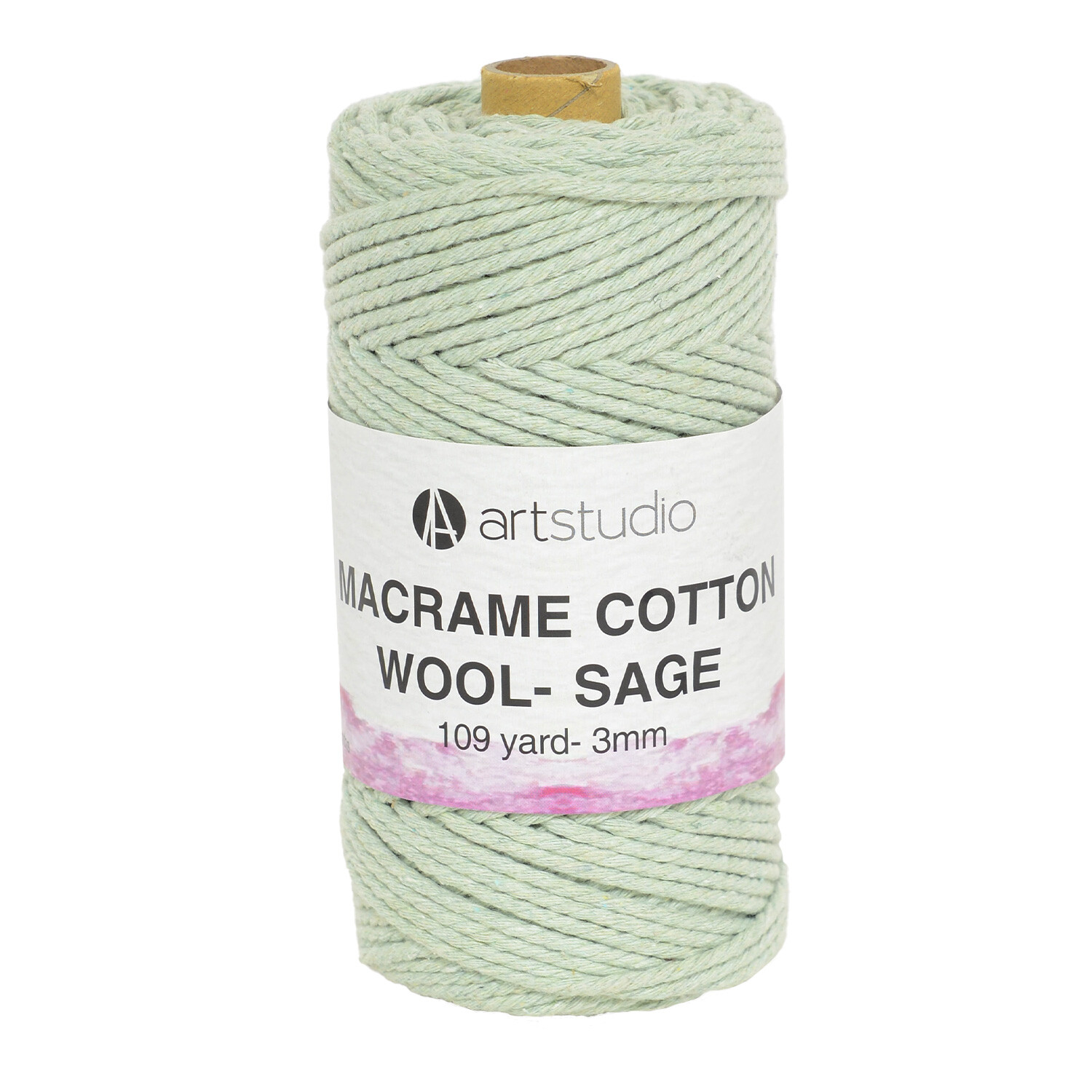 Art Studio Macrame Cotton Wool - Sage Image 1