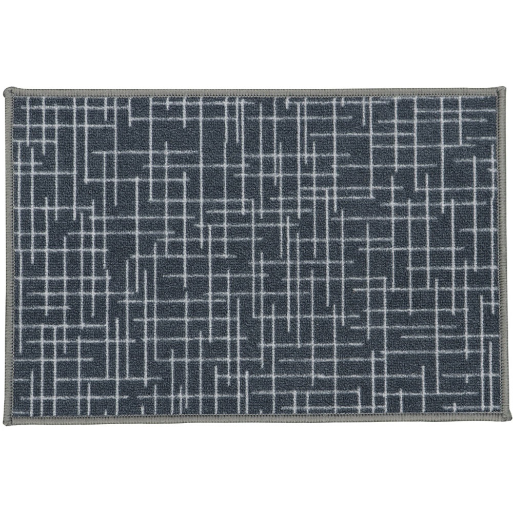 JVL Savio M Grey Washable Mat Runner 57 x 150cm Image 4