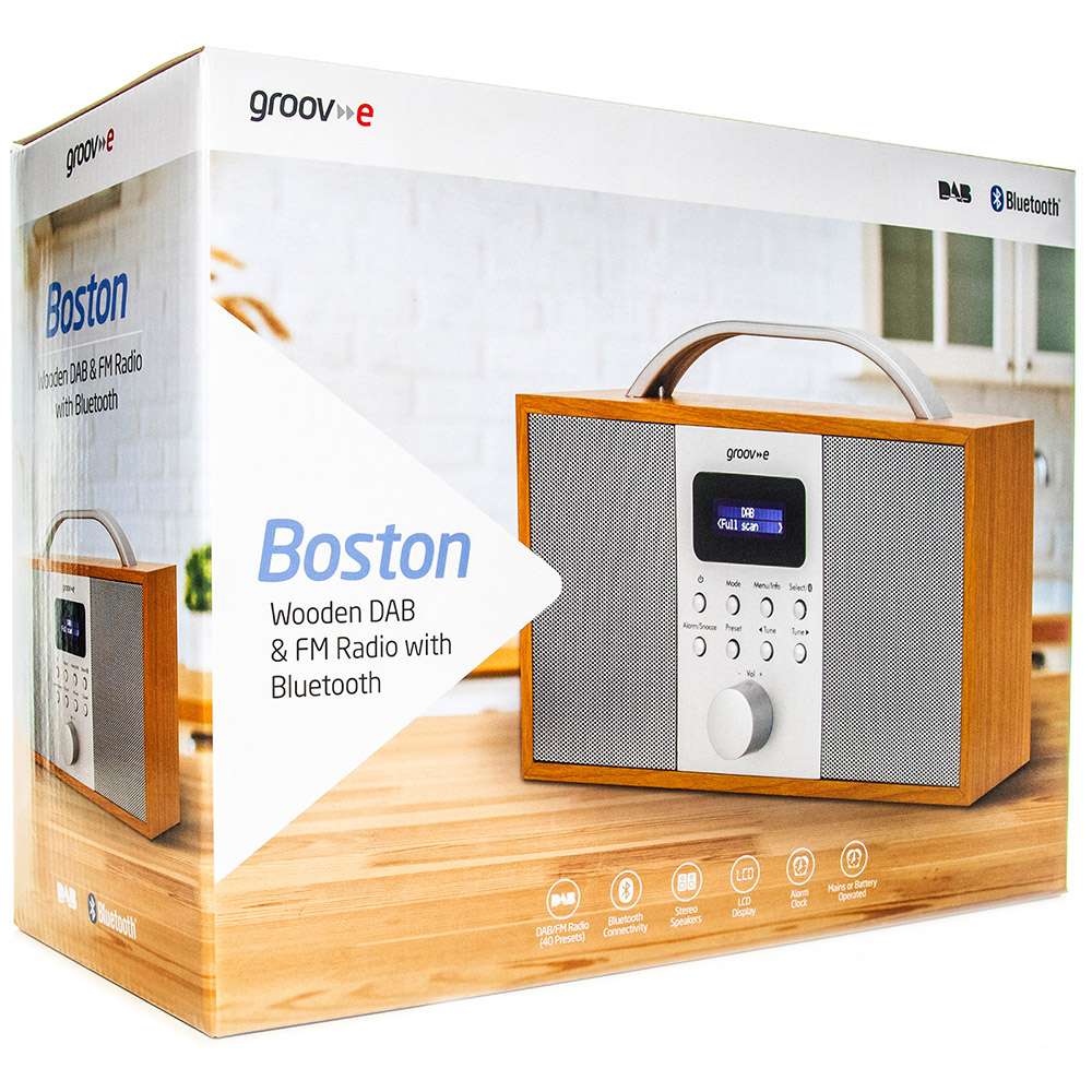 Groov-e Boston Portable DAB and FM Digital Radio Image 8