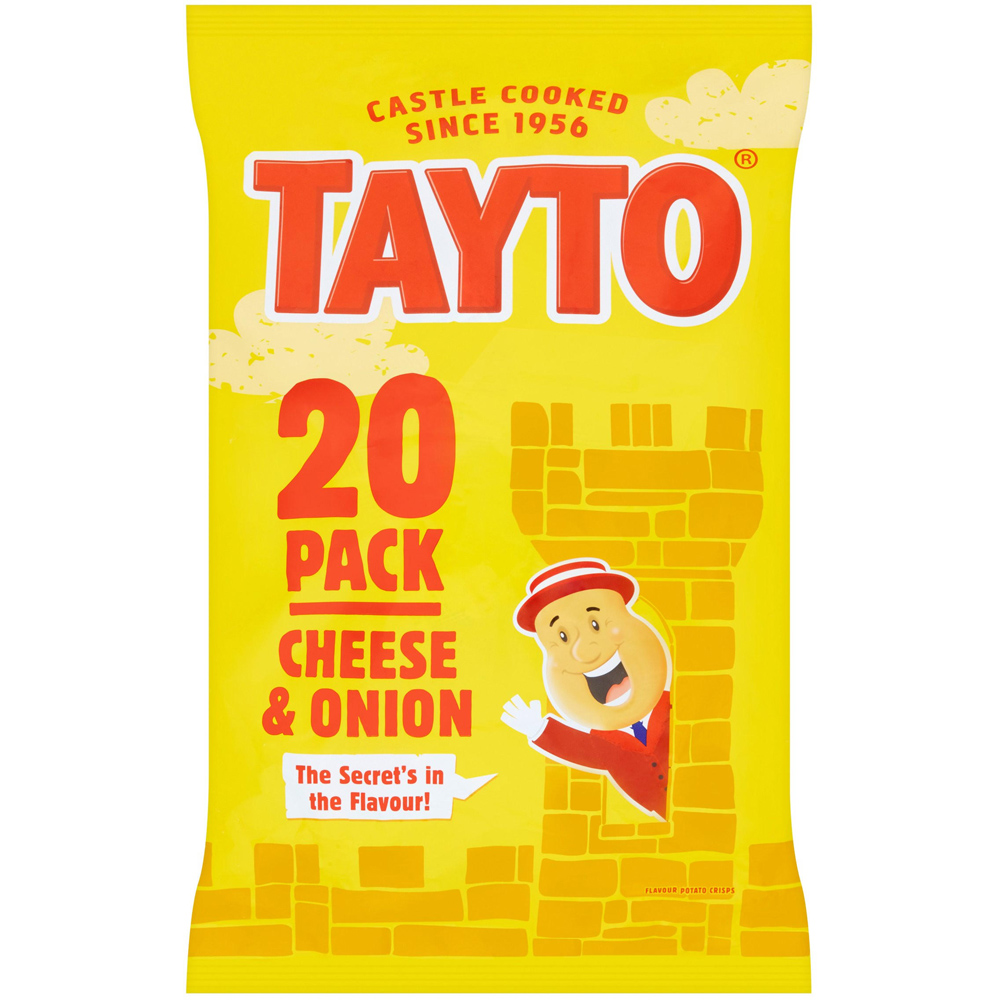 Tayto Cheese and Onion Crisps 20 Pack Image
