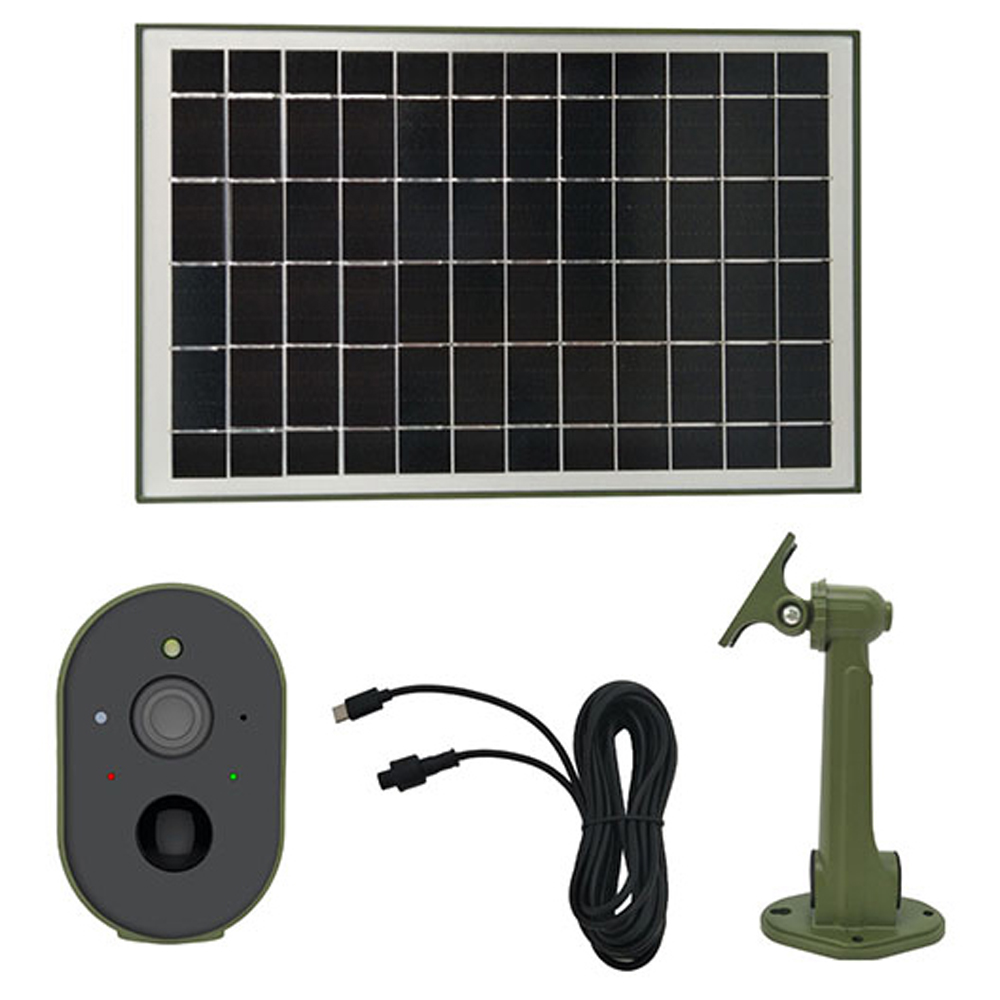 Green Feathers Solar Powered Wi Fi Bird Box Camera Deluxe Bundle Image 2