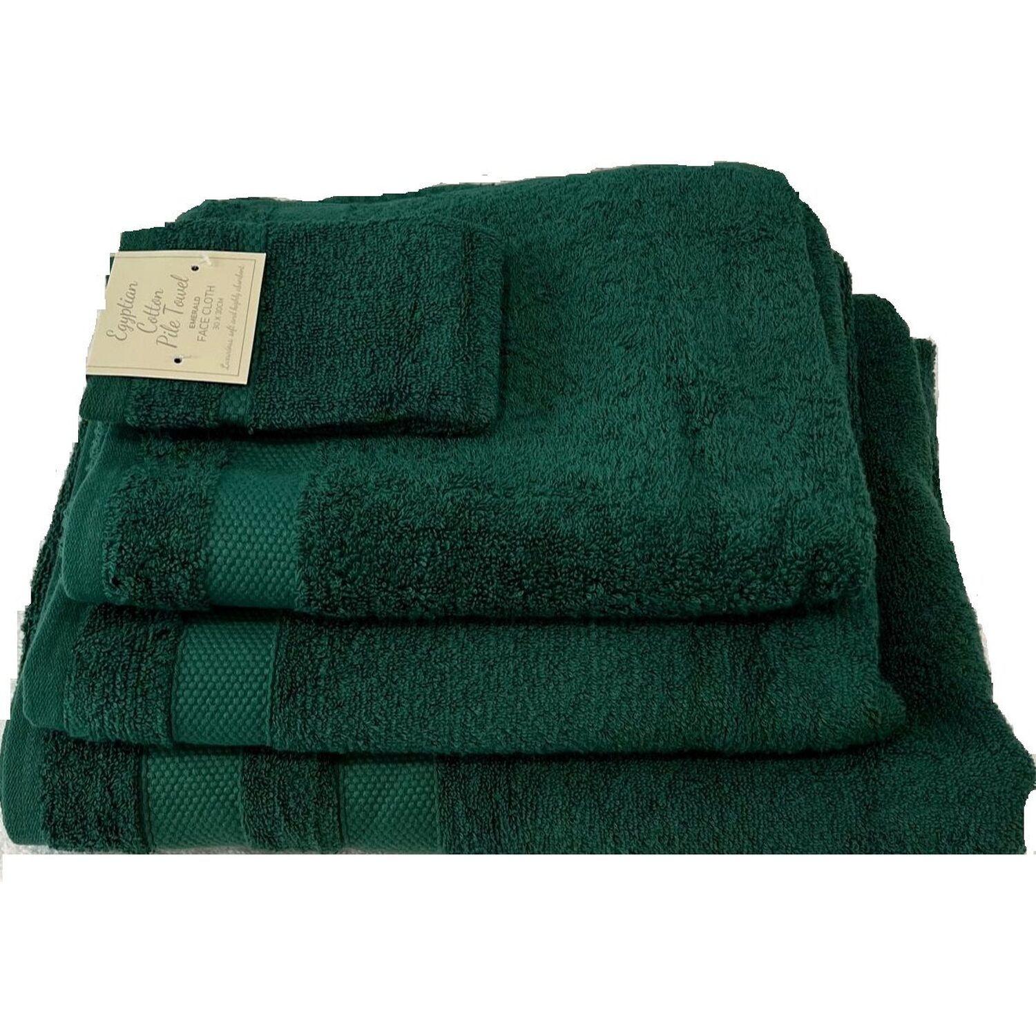 Egyptian Cotton Bath Towel - Emerald Image
