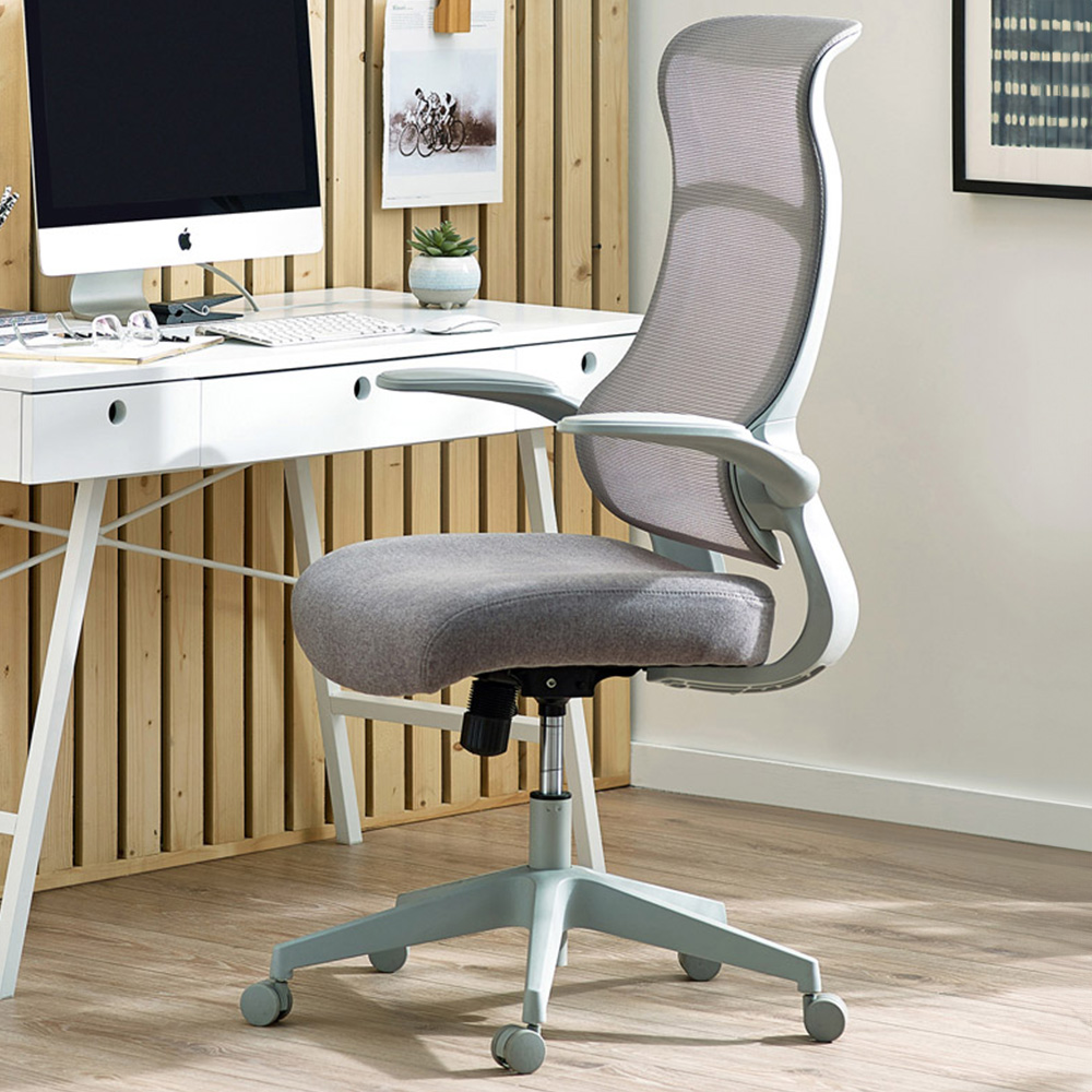 Julian Bowen Archer Grey Office Chair Image 1