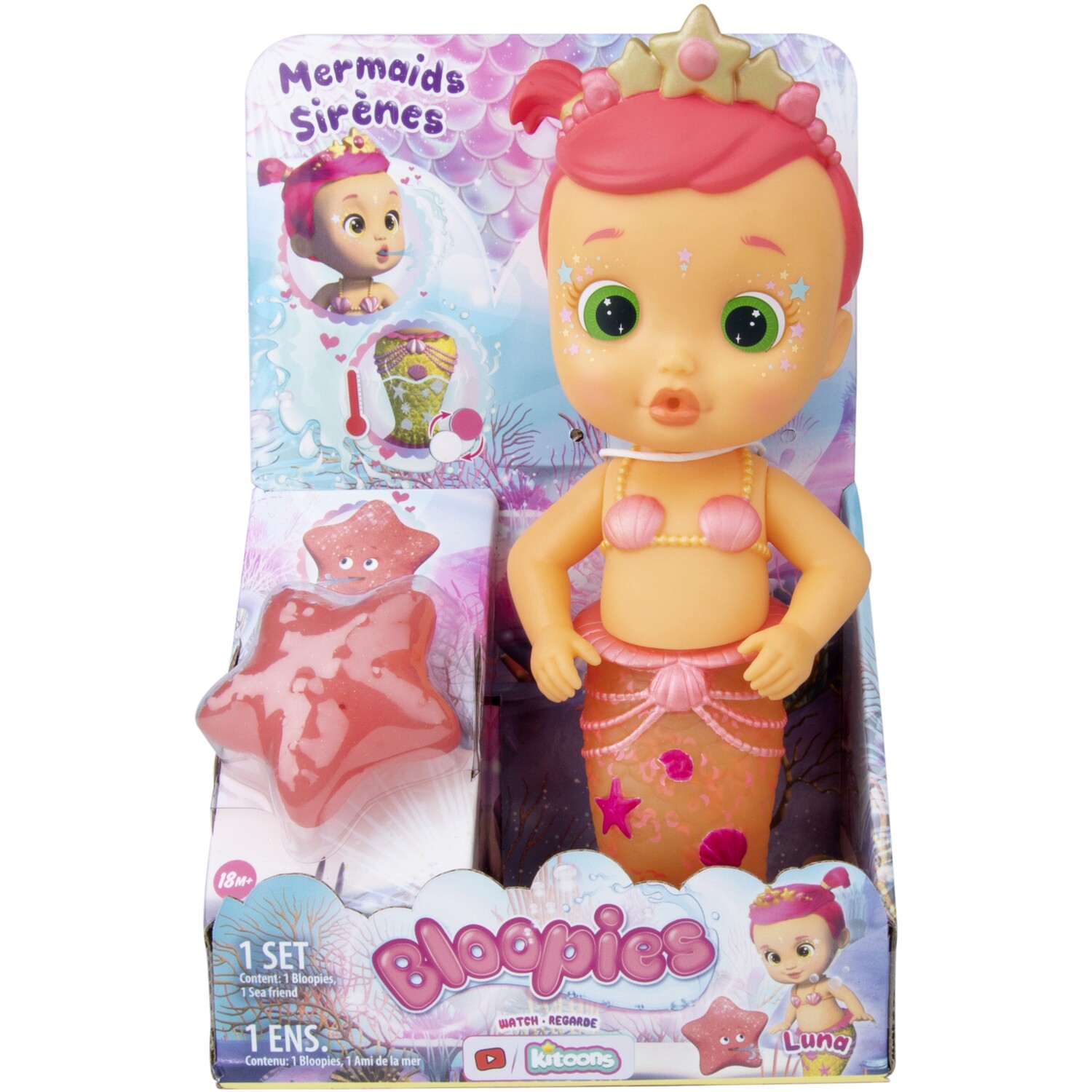 Single Bloopies Mermaids Series 2 Bath Toy in Assorted styles Image 6