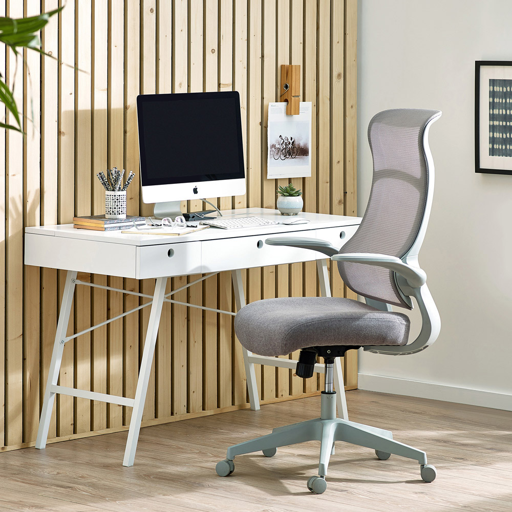 Julian Bowen Archer Grey Office Chair Image 4