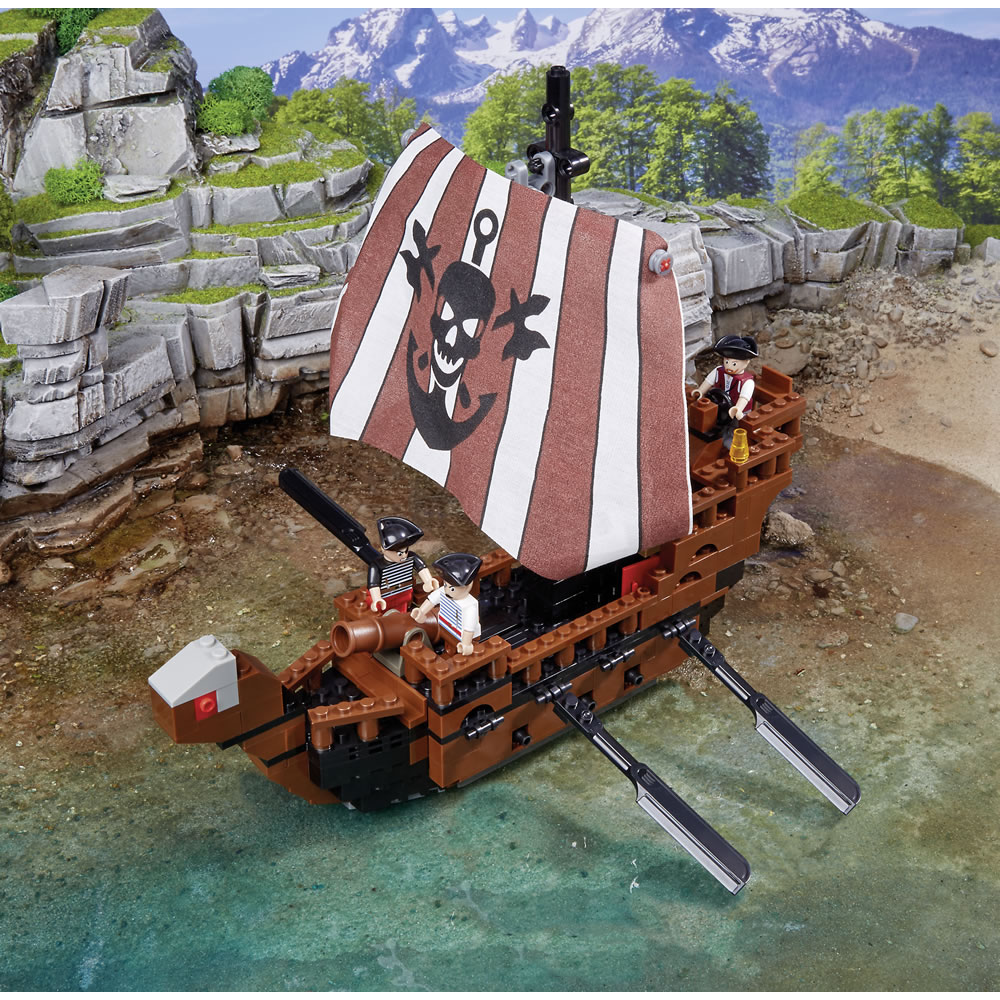 Wilko Blox Pirate Ship Large Set Wilko