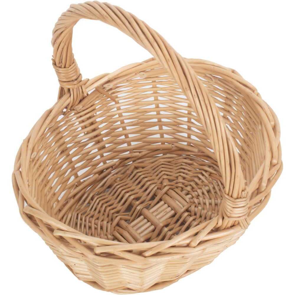 Red Hamper Mini Oval Shopping Basket Image 1
