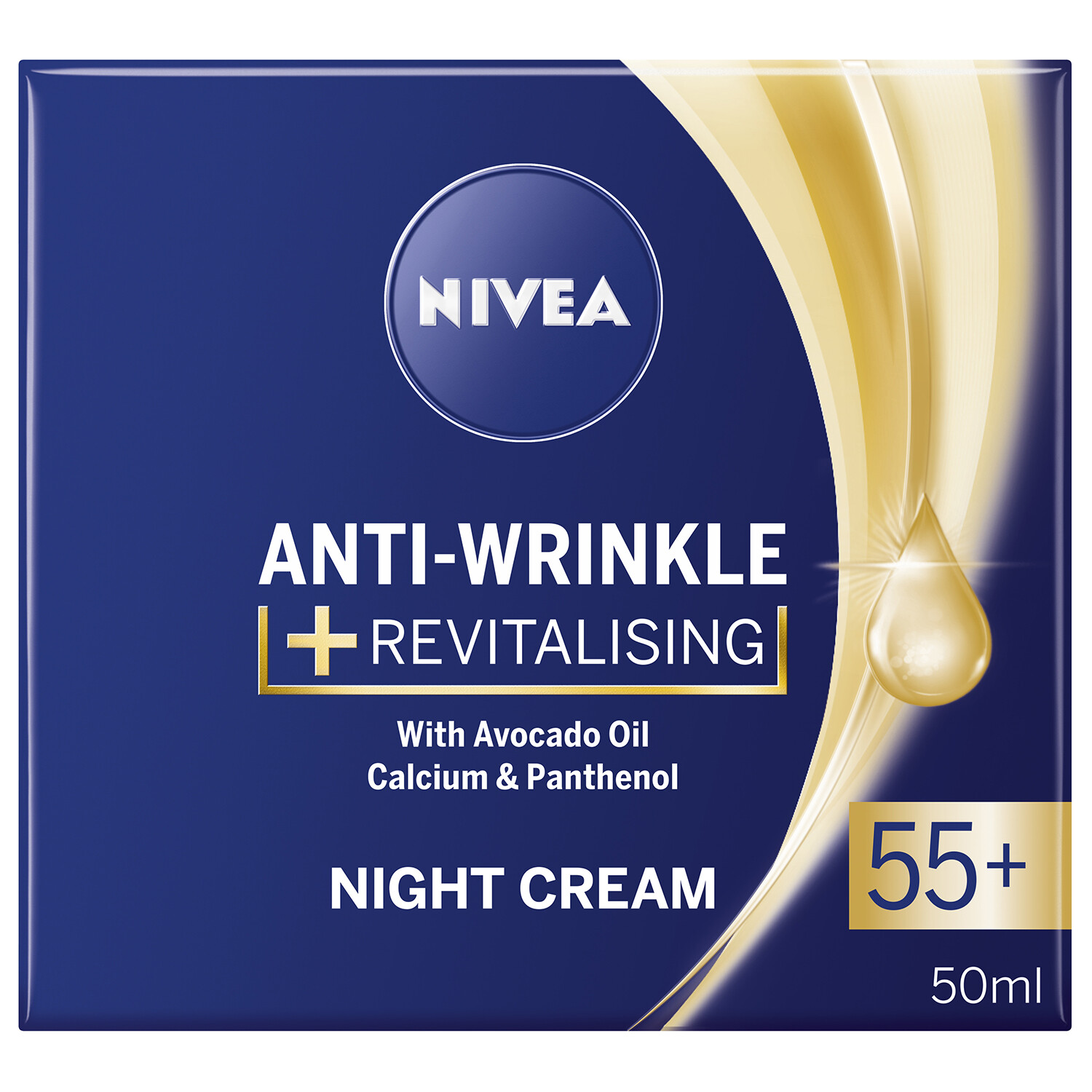 Nivea Anti Wrinkle and Revitalising Night Cream 50ml Image