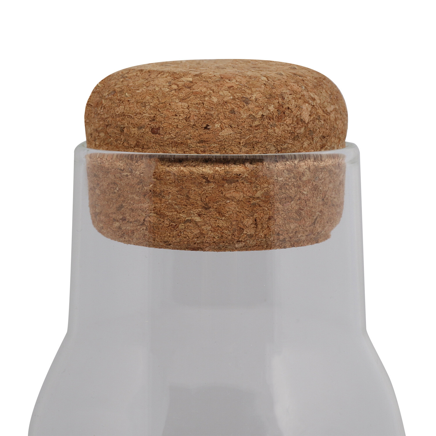 Storage Jar with Cork Lid - Clear / 1.1l Image 2