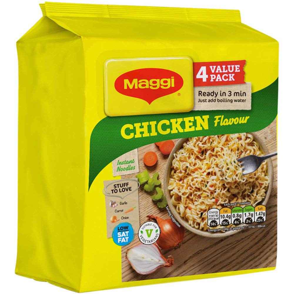 Maggi Chicken Instant Noodles 4 Pack Image