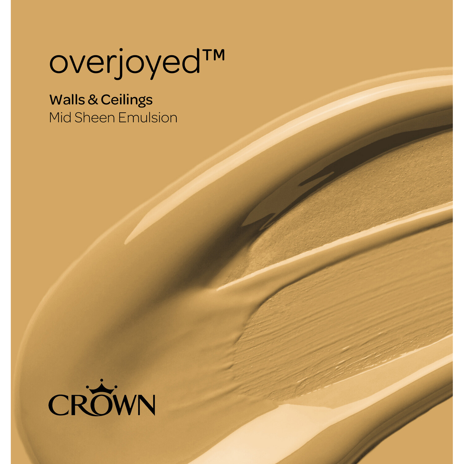 Crown Walls & Ceilings Overjoyed Mid Sheen Emulsion Paint 2.5L Image 6