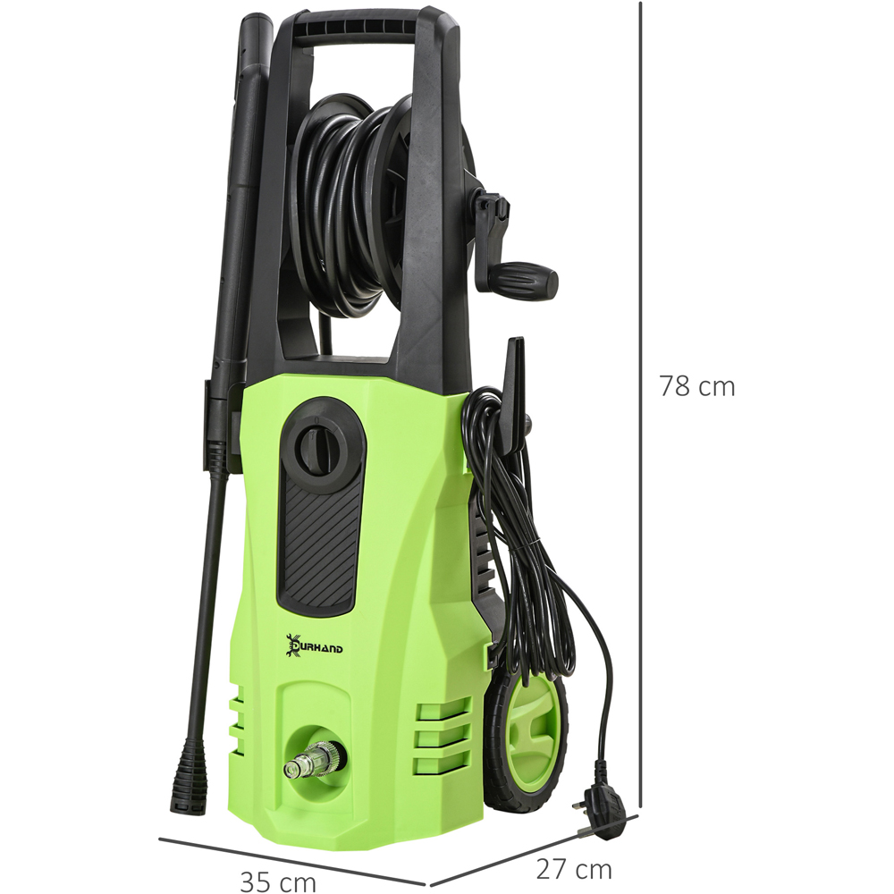 Outsunny 845-867V71GN Green High Pressure Washer 1800W Image 7