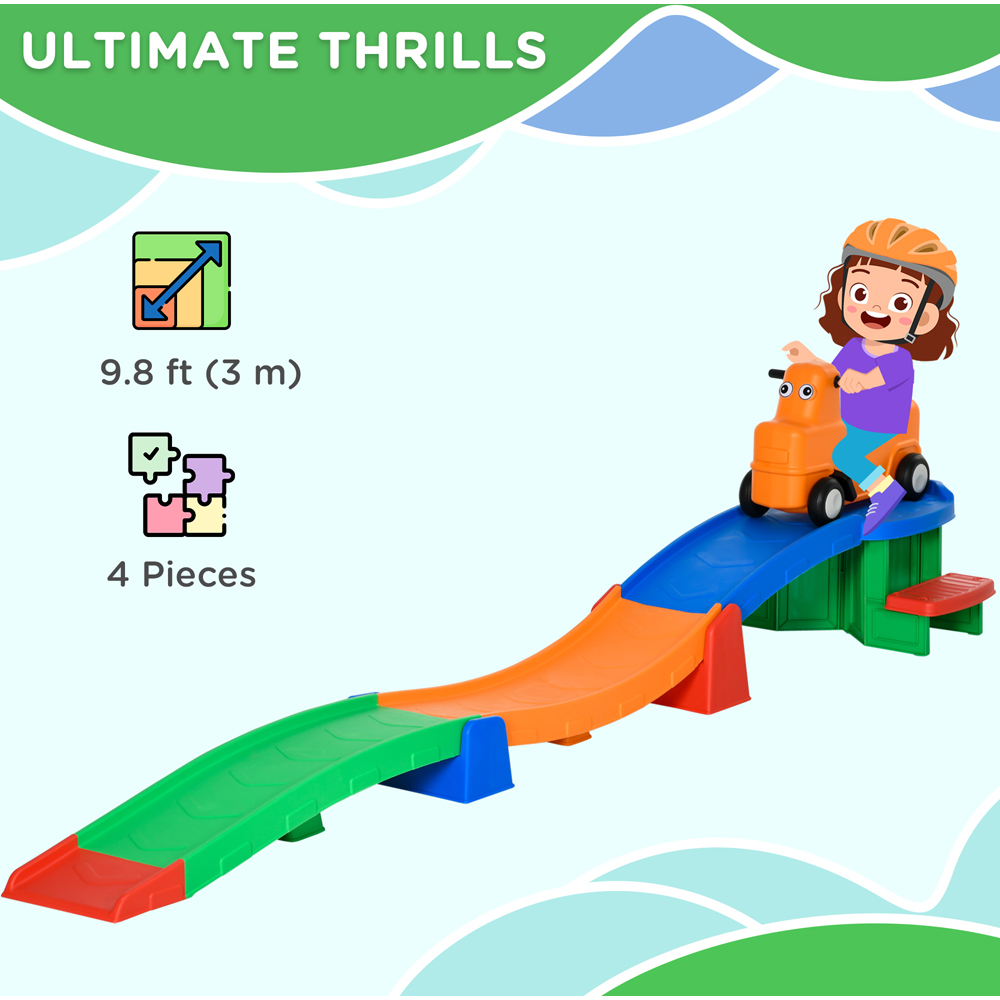 Tommy Toys Toddler Up and Down Roller Coaster Ride On Toy Multicolour Image 4