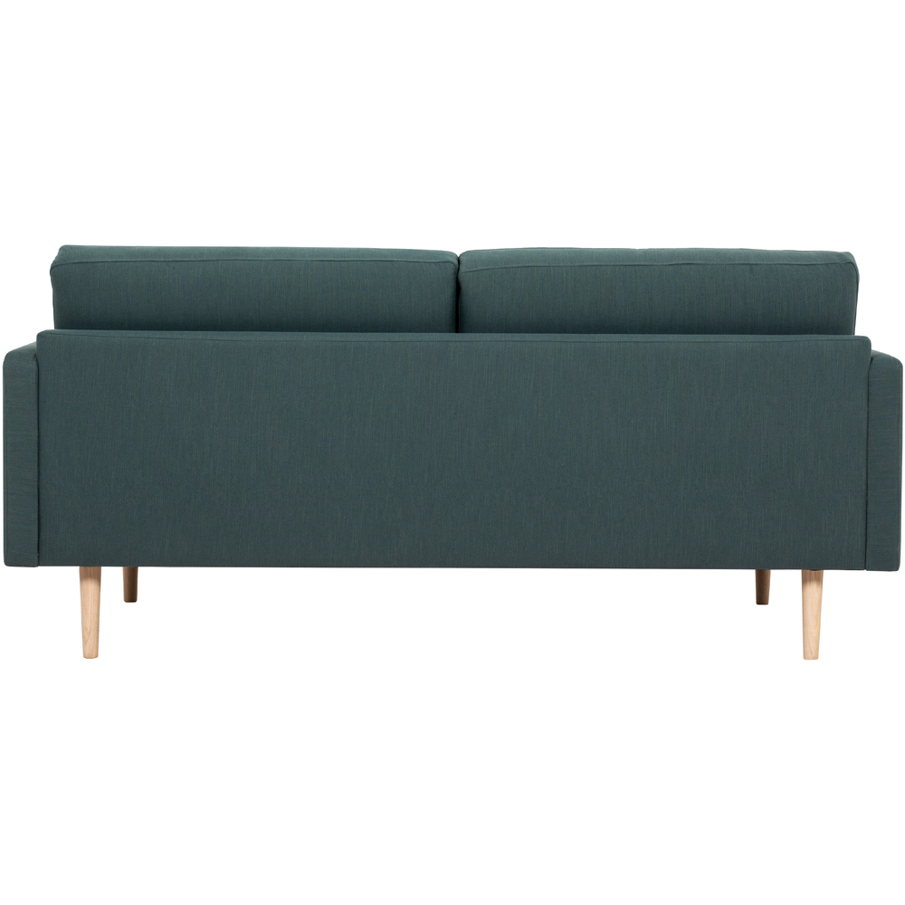 Florence Larvik 2.5 Seater Dark Green Sofa with Oak Legs Image 5