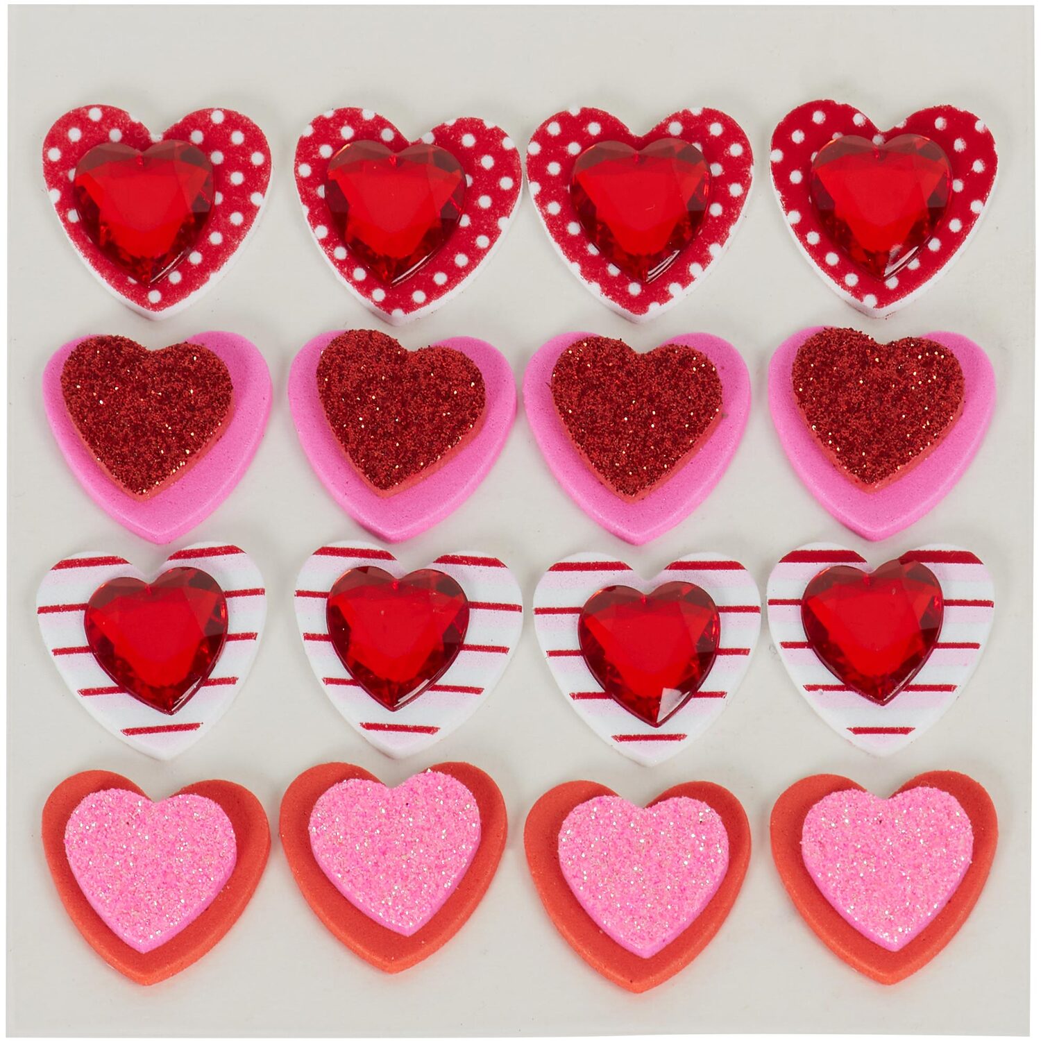 Art Studio Heart Stickers 16 Pack Image 3