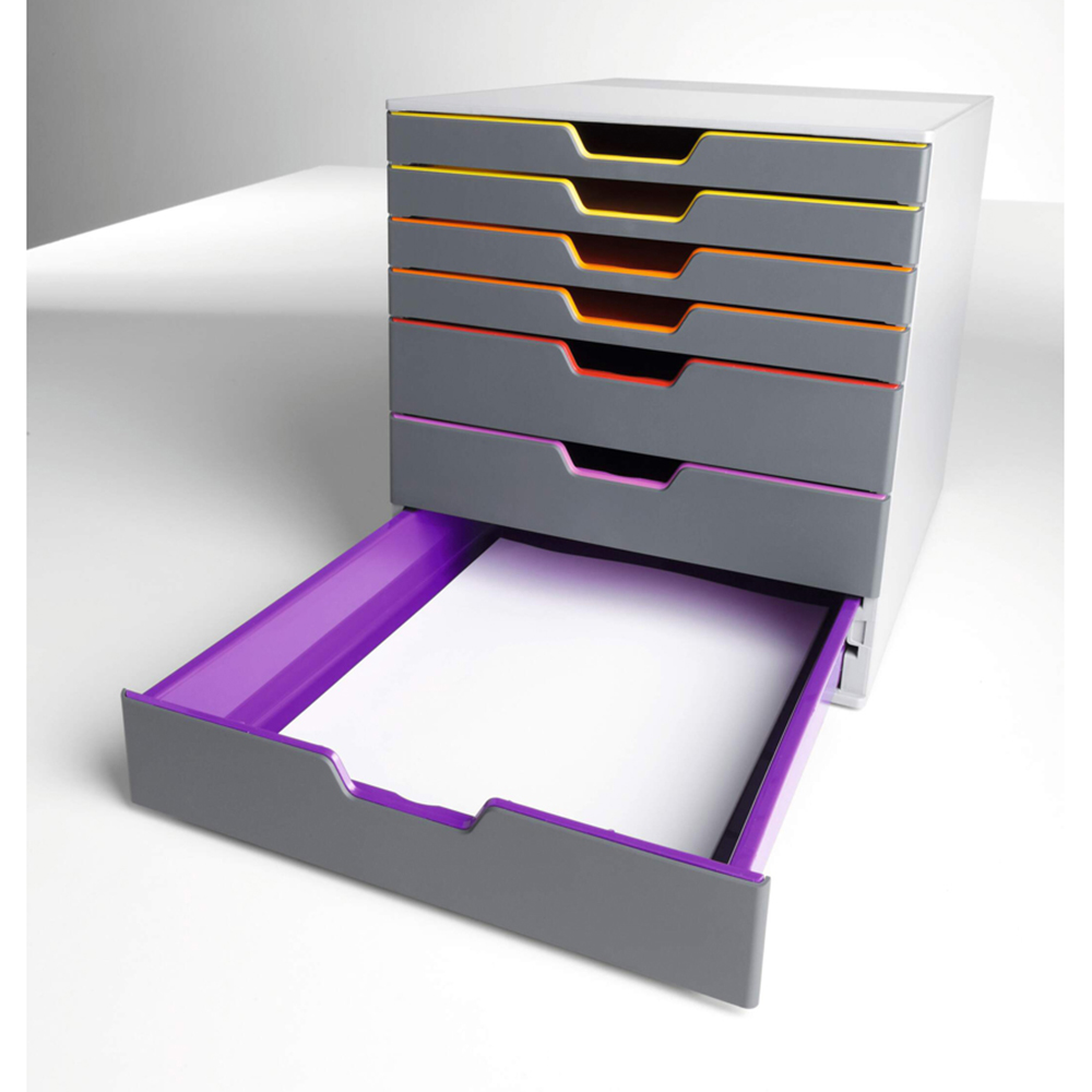 Durable VARICOLOR A4+ 7 Drawer Colour Coded Desk Organiser Image 5
