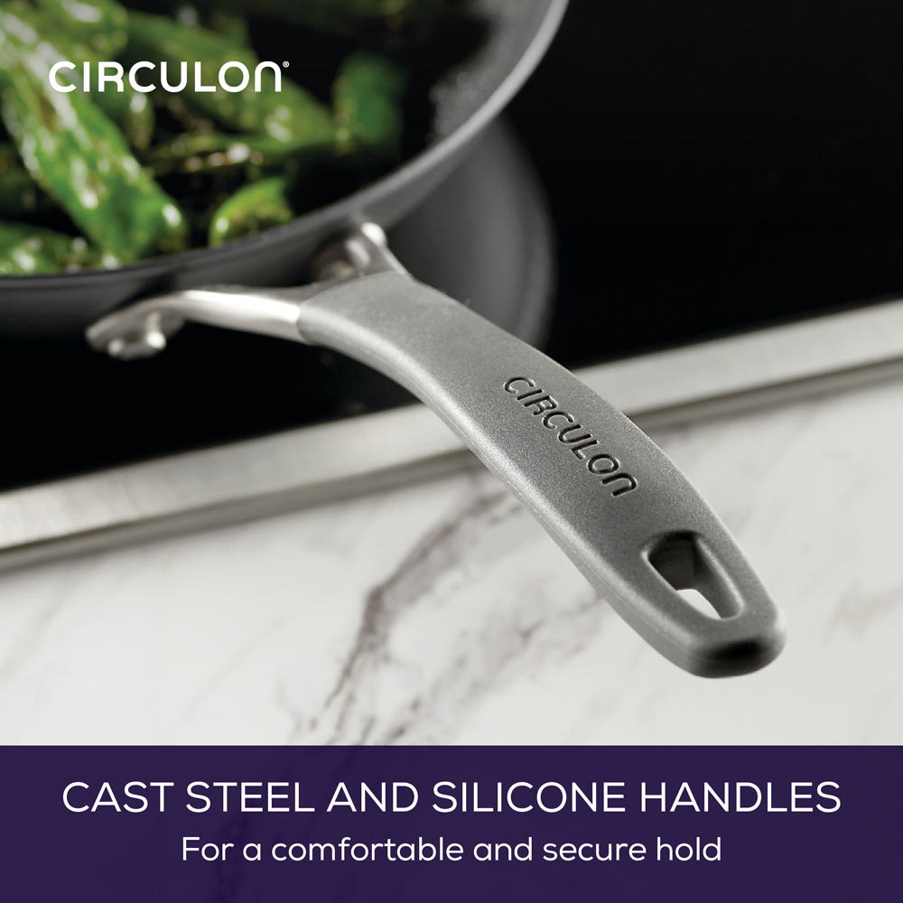 Circulon Scratch Defense A1 28cm Nonstick Aluminium Saute Pan with Lid Image 4