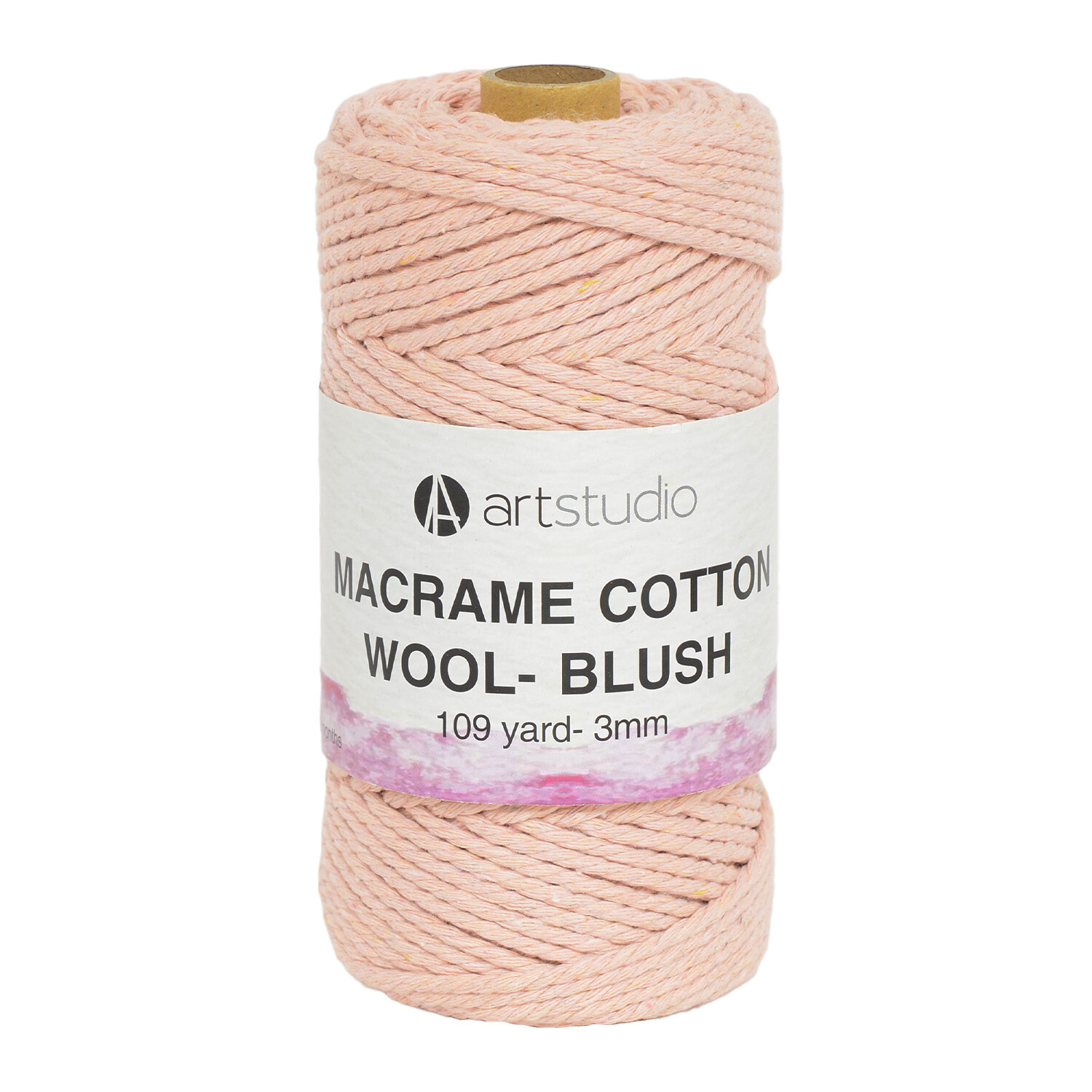 Art Studio Macrame Cotton Wool - Blush Image 1