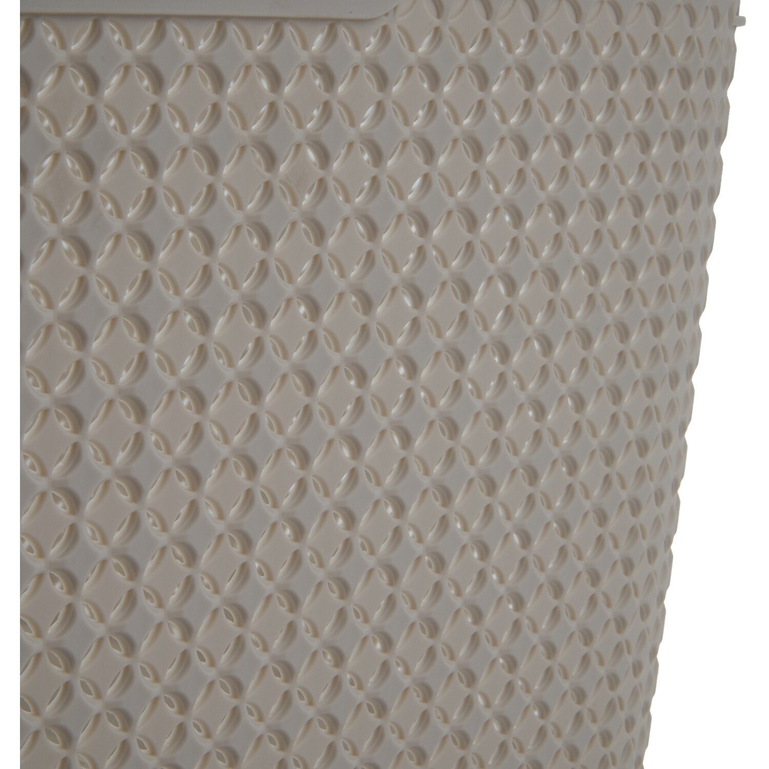 Ezy Plastic Laundry Basket  - Warm Grey Image 3