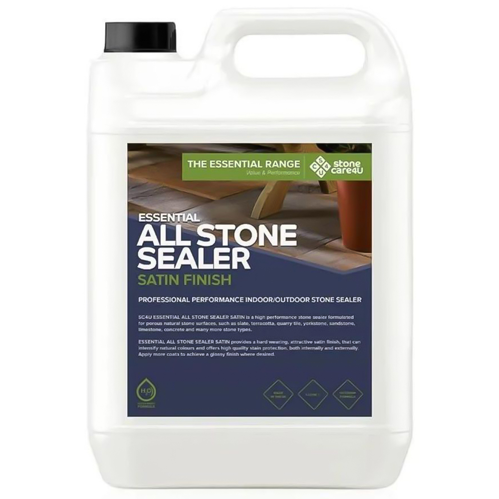 StoneCare4U Essential Satin Finish All Stone Sealer 5L Image 1