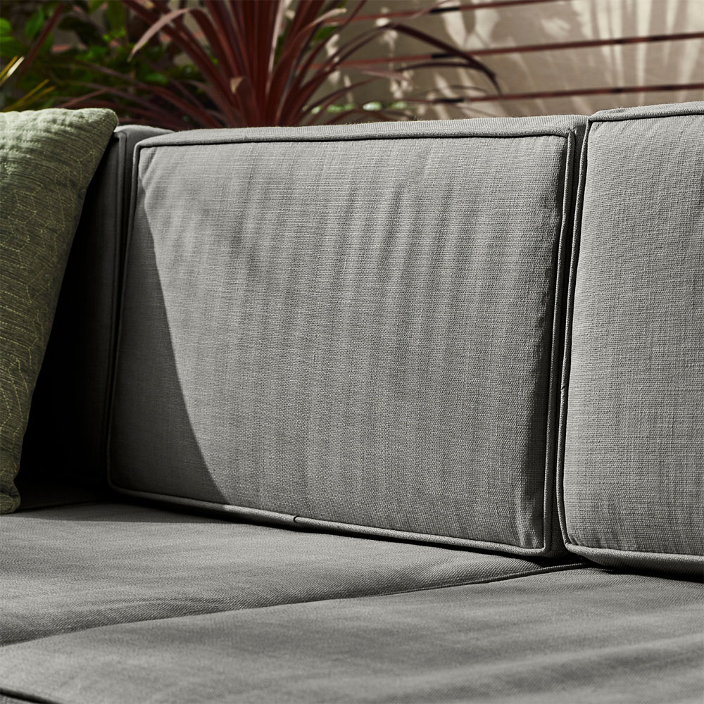 Windermere 4 Seater Grey Rattan Sofa Lounge Set Image 3