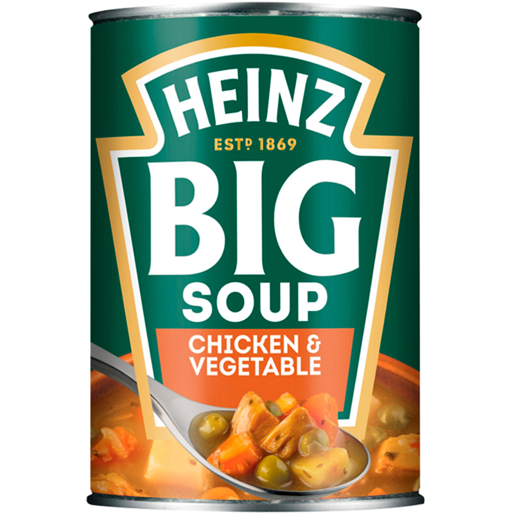 Heinz Big Soup Chicken and Vegetable Soup 400g Image