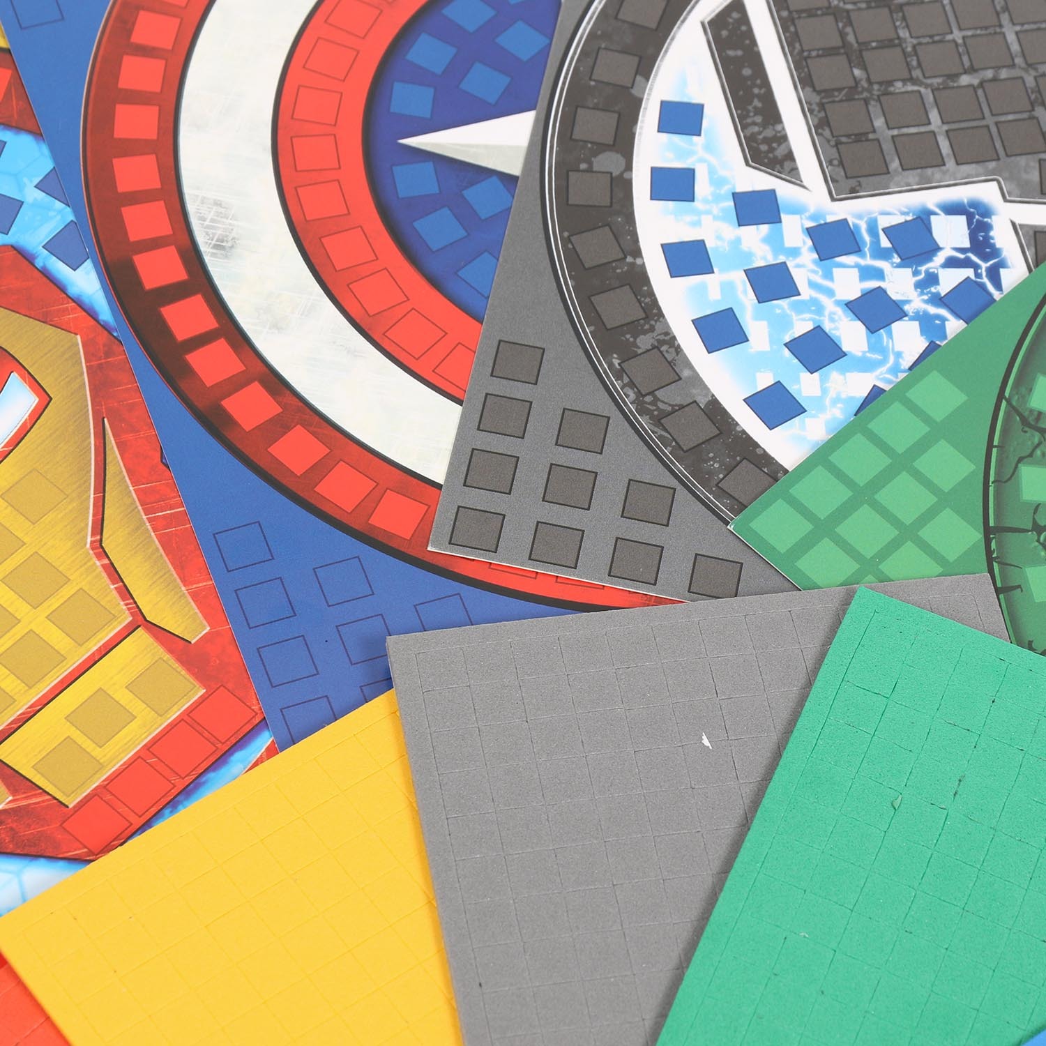 Make Your Own Avengers Foam Mosaic Image 3