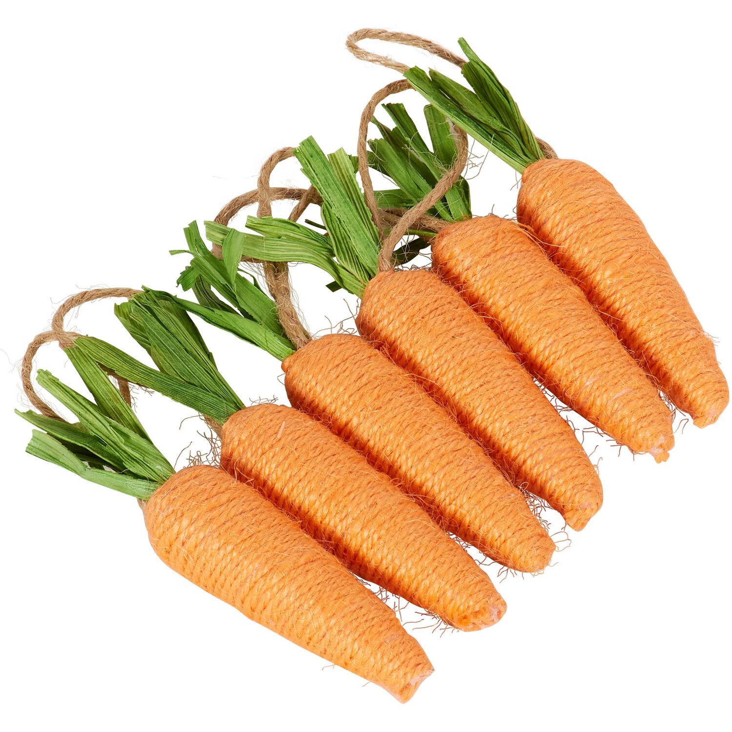 Easter Carrot Hanging Decoration 6 Pack Image 3