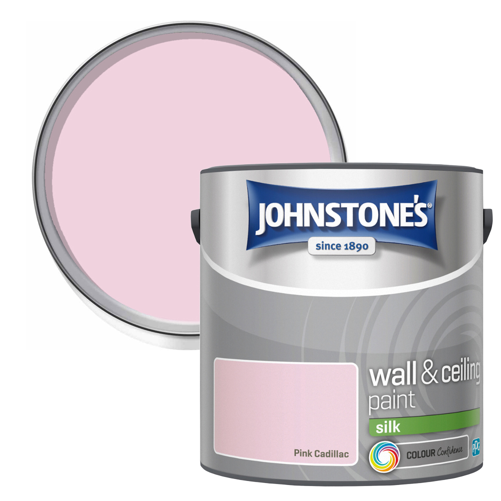 Johnstones Silk Emulsion Paint - Pink Cadillac Image 1