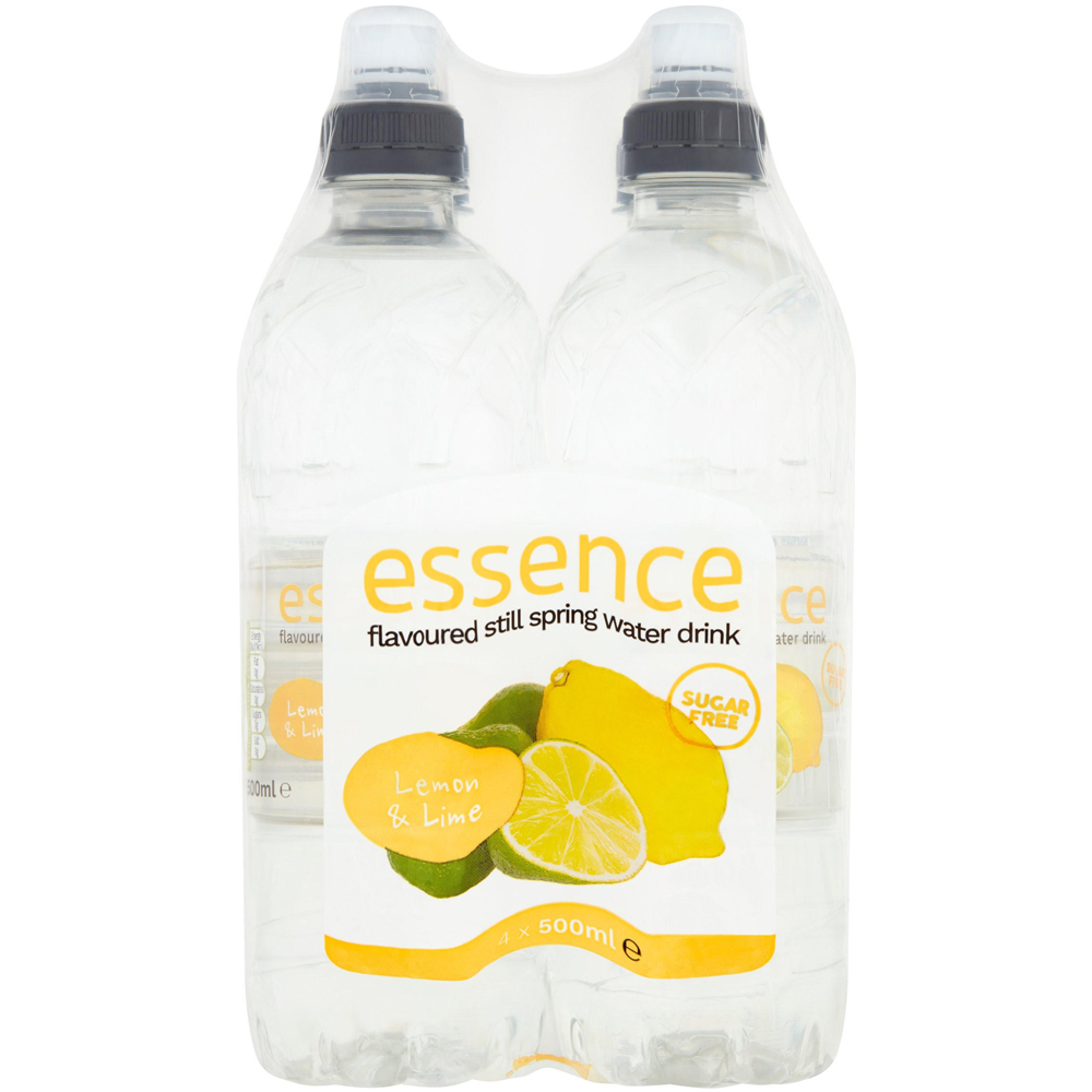 Essence Lemon and Lime Still  Spring Water 4 x 500ml Image