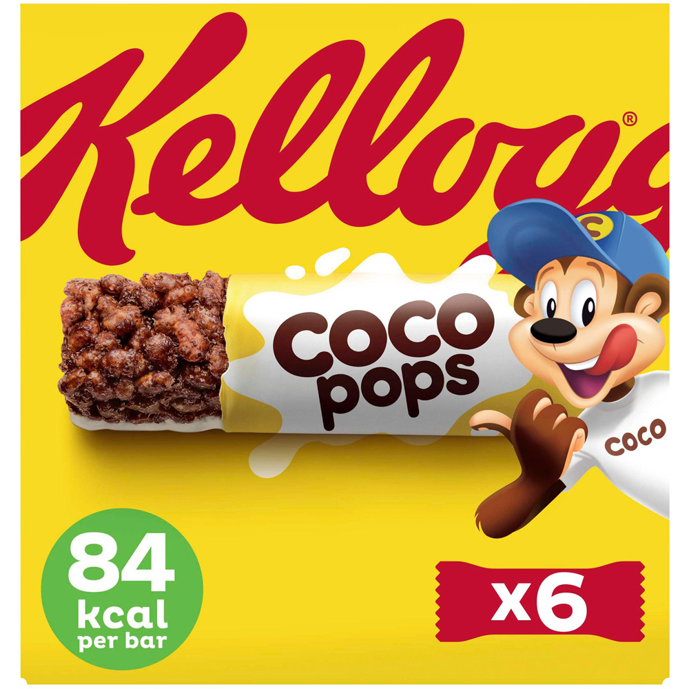 Kellogg's Coco Pops Cereal Bars 6 Pack Image