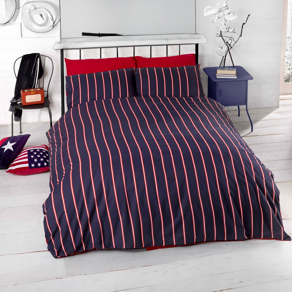 Rapport Home Don't Wake Me Up Double Navy Duvet Cover Set Image 2