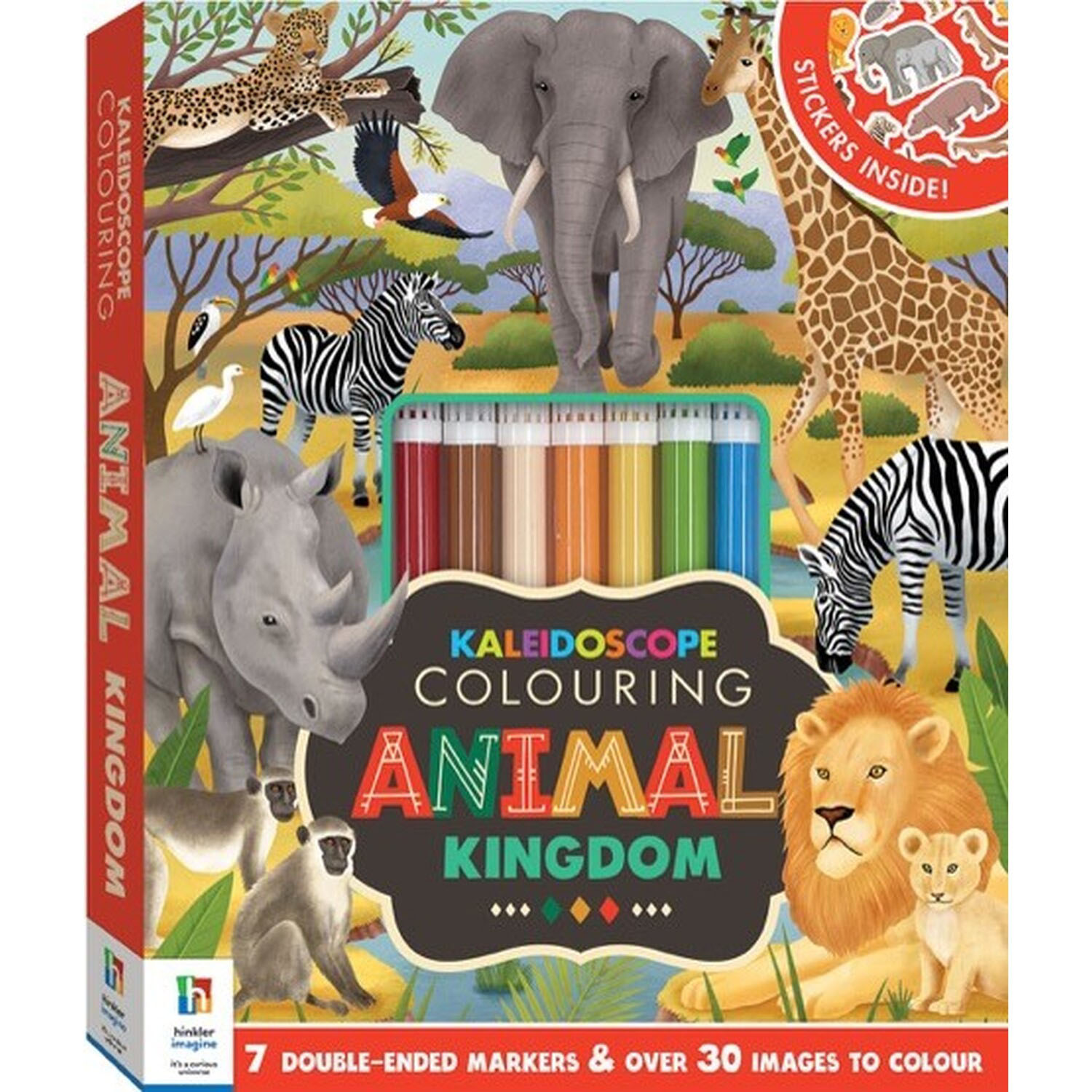 Kaleidoscope Colouring Animal Kingdom Image