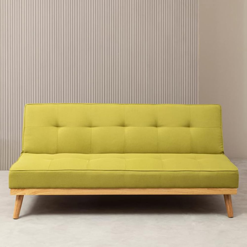 Premier Housewares Stockholm Single Sleeper Green Sofa Bed Image 1