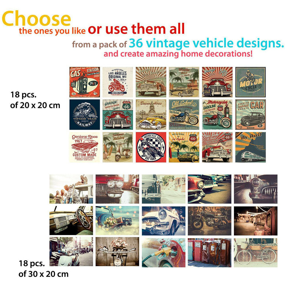 Walplus Vintage Inspired Artistic Collage Print Wall Mural 150 x 120cm Image 6