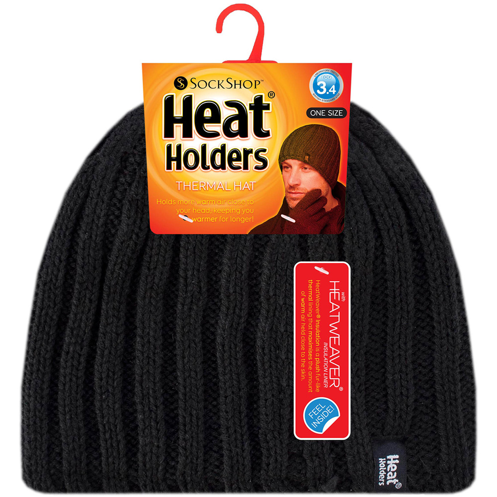 SockShop Heat Holders Black Hat Image