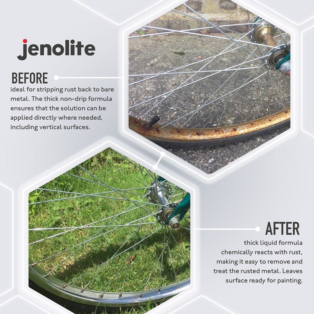 Jenolite Rust Remover Thick Liquid 1L Image 5