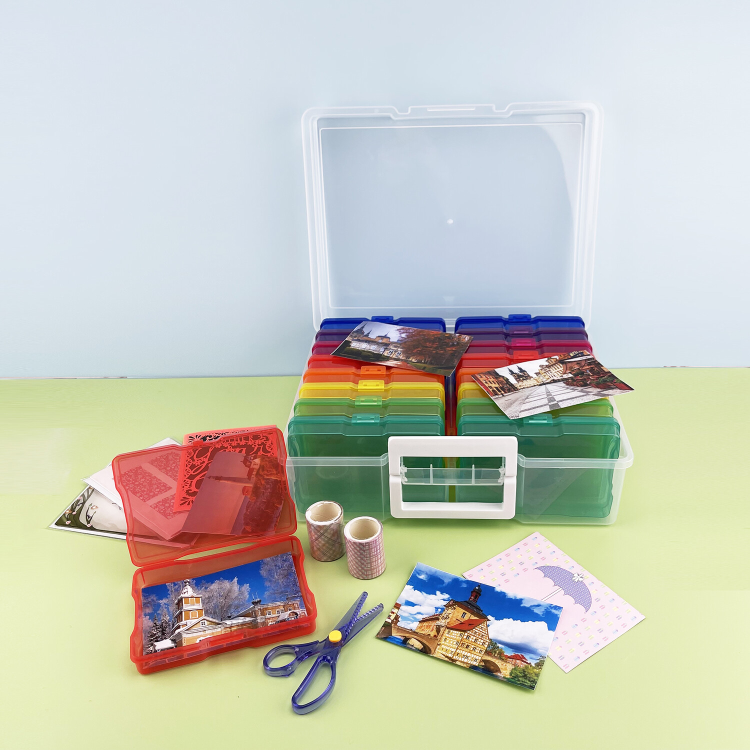 Pastel Craft Storage Box Image 4