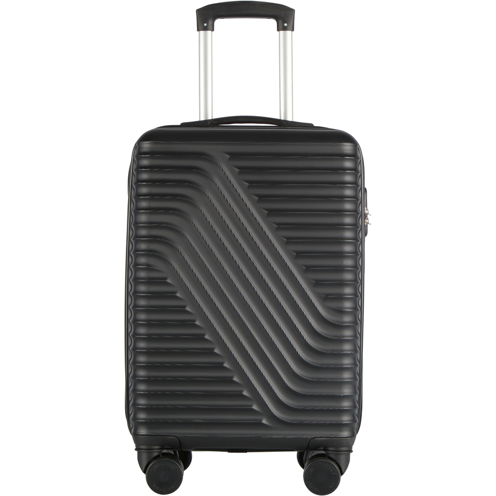 Neo Set of 3 Black Hard Shell Luggage Suitcases Image 3
