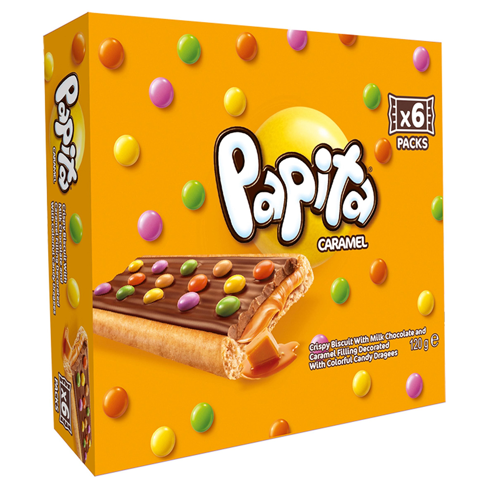 Papita Caramel Biscuits 6 Pack Image